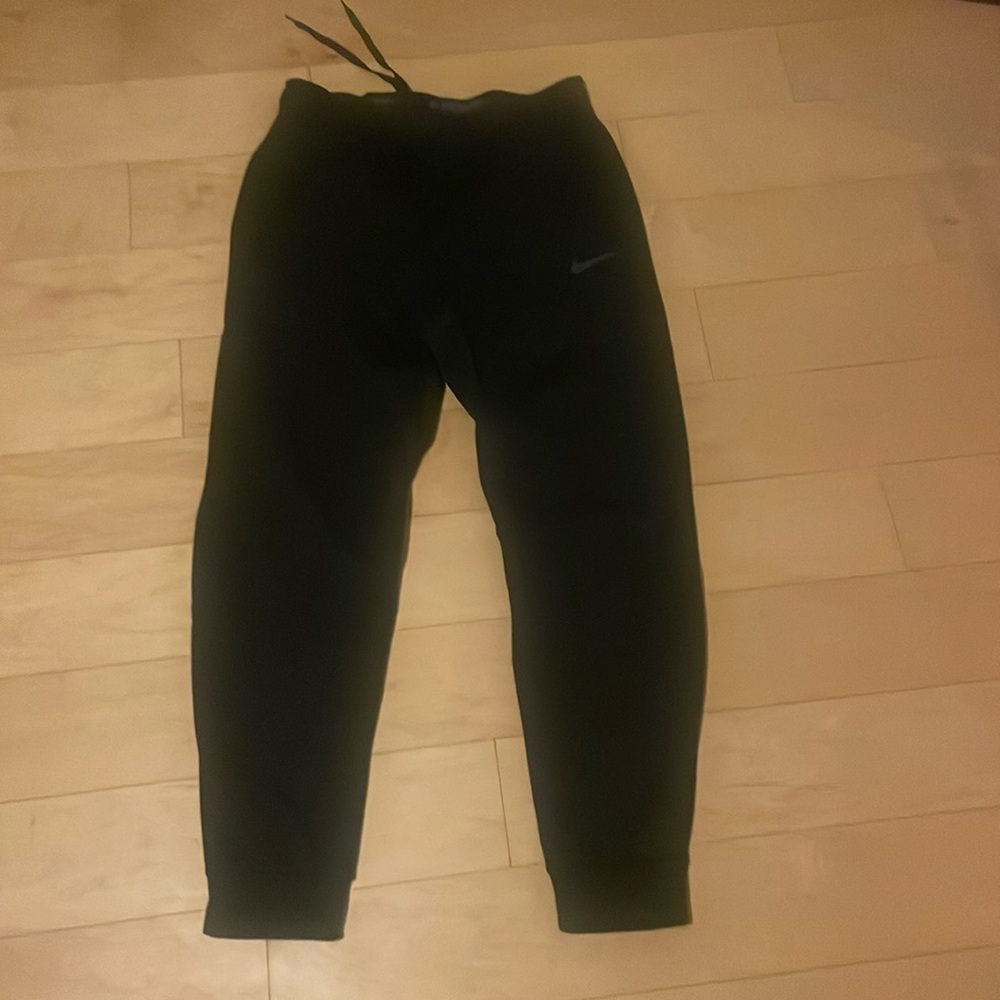 Nike black fleece pants medium